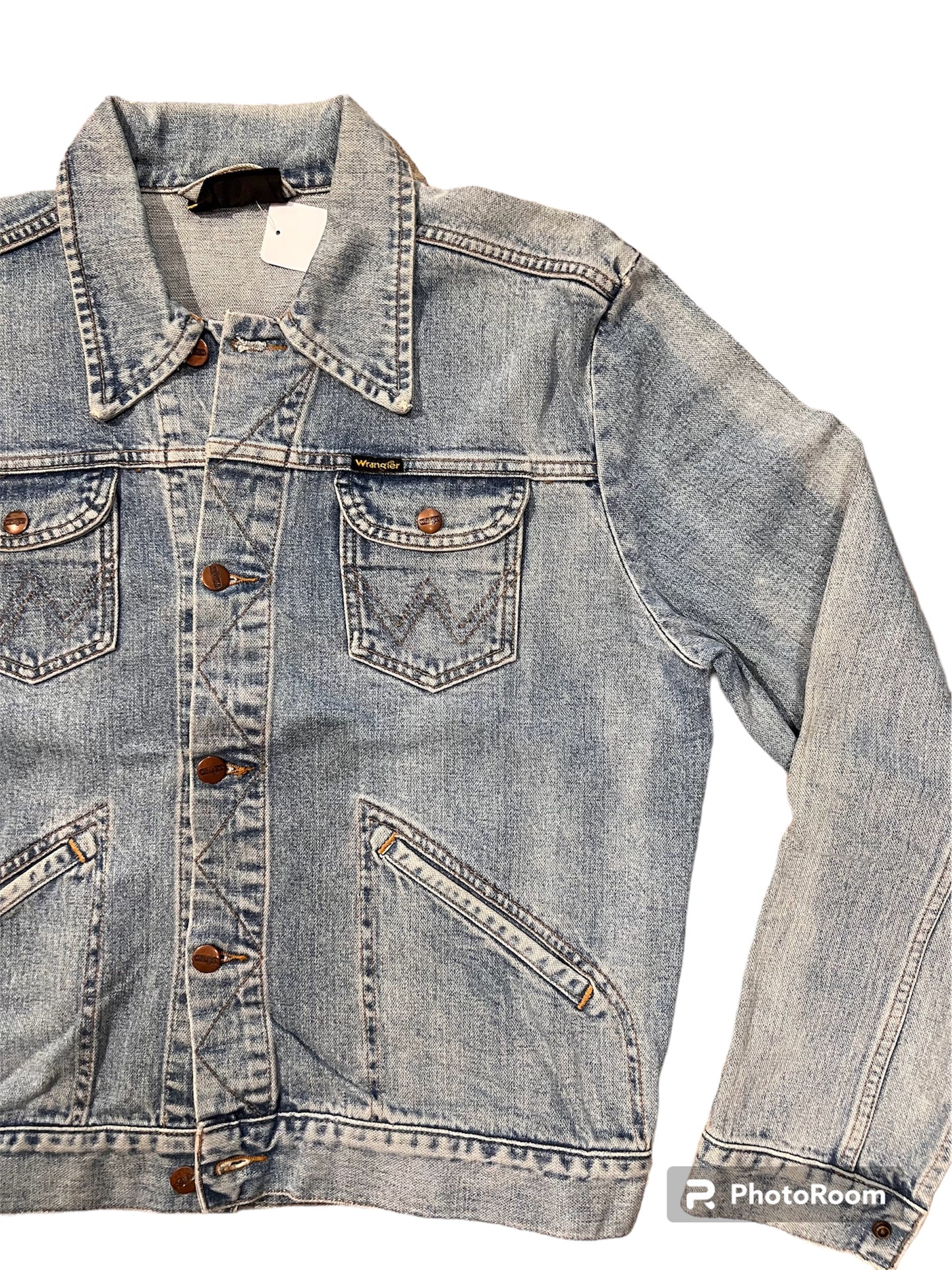 Wrangler trucker denim L